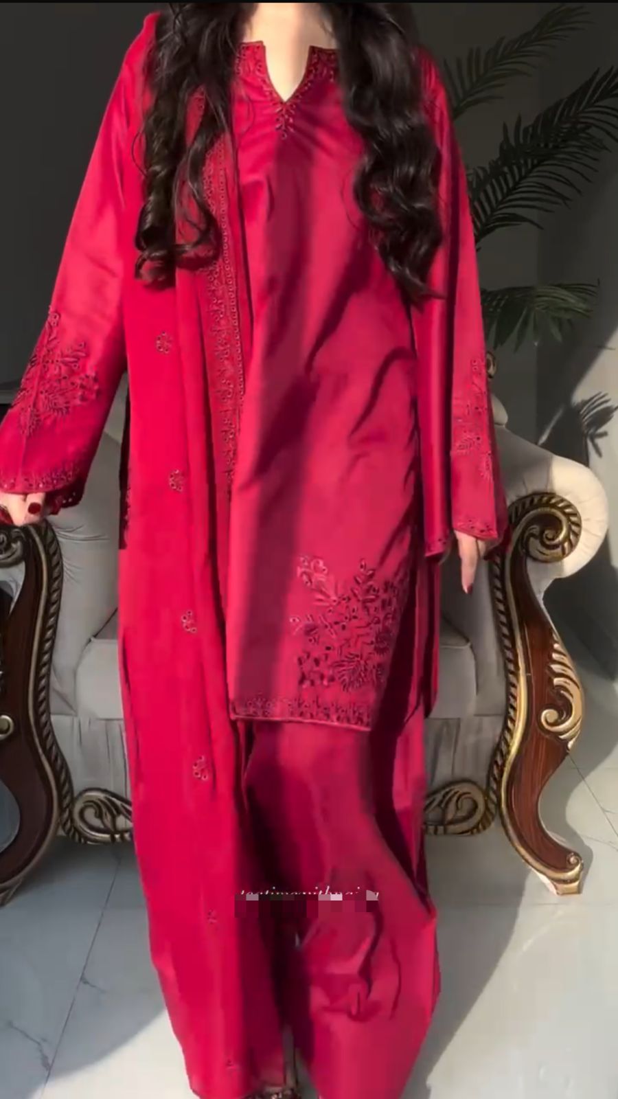 Pack of 2 Dress Stitched 3PCS