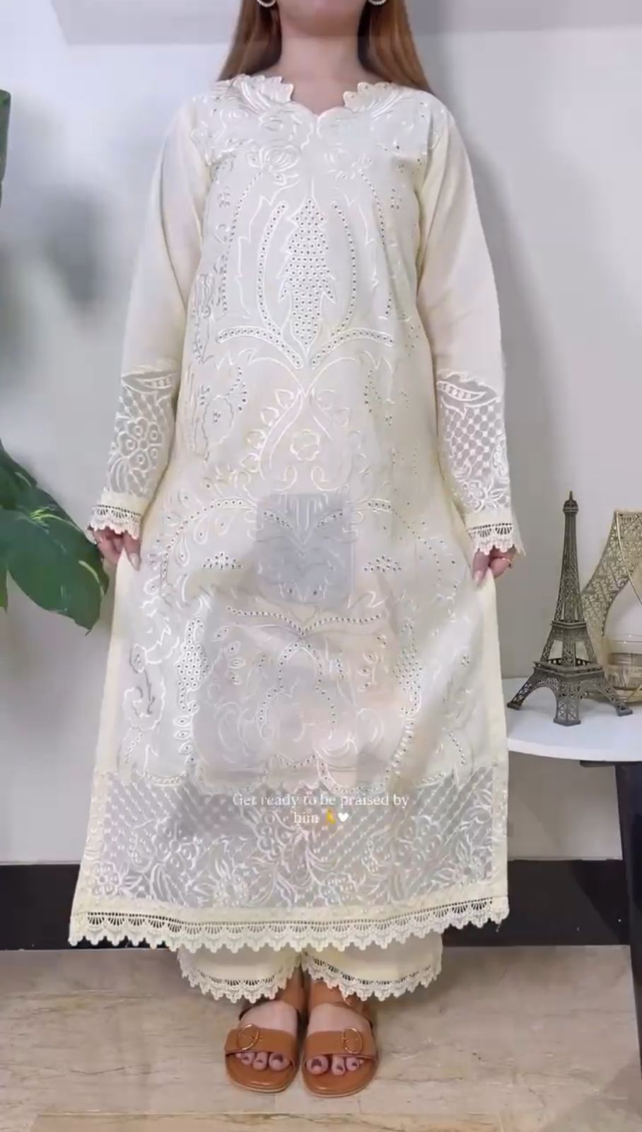 New Stitched 3pcs Dress