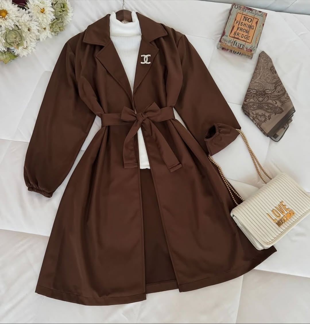 Pack Of 2 Women Winter Long Coat