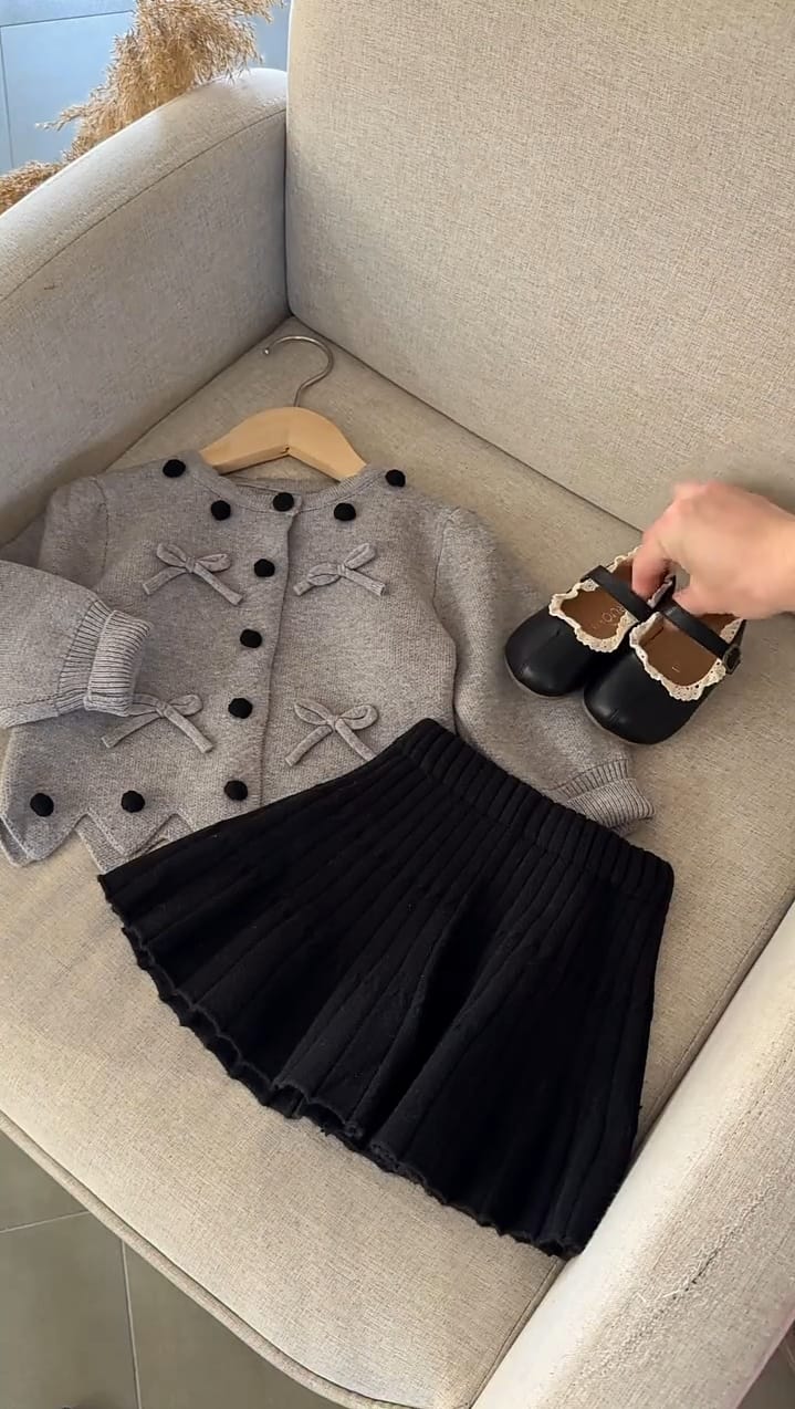 Pack Of 3 Kids Winter Wool Dress