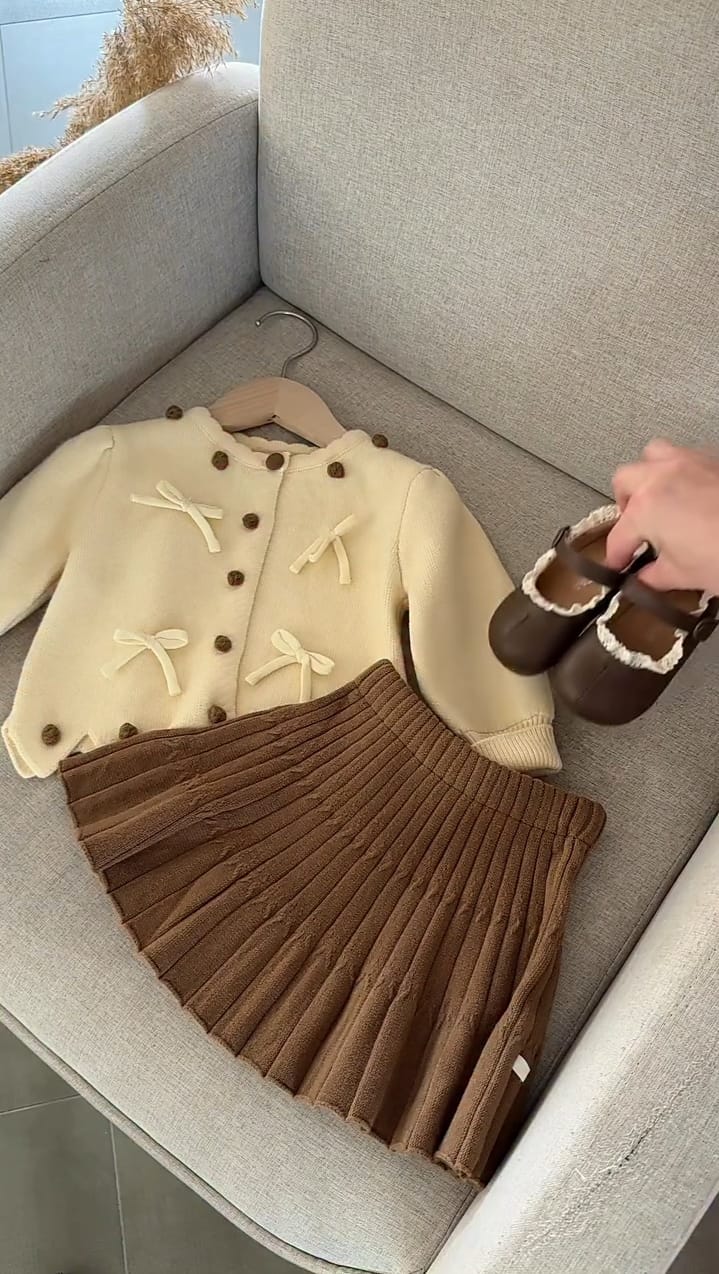 Pack Of 3 Kids Winter Wool Dress