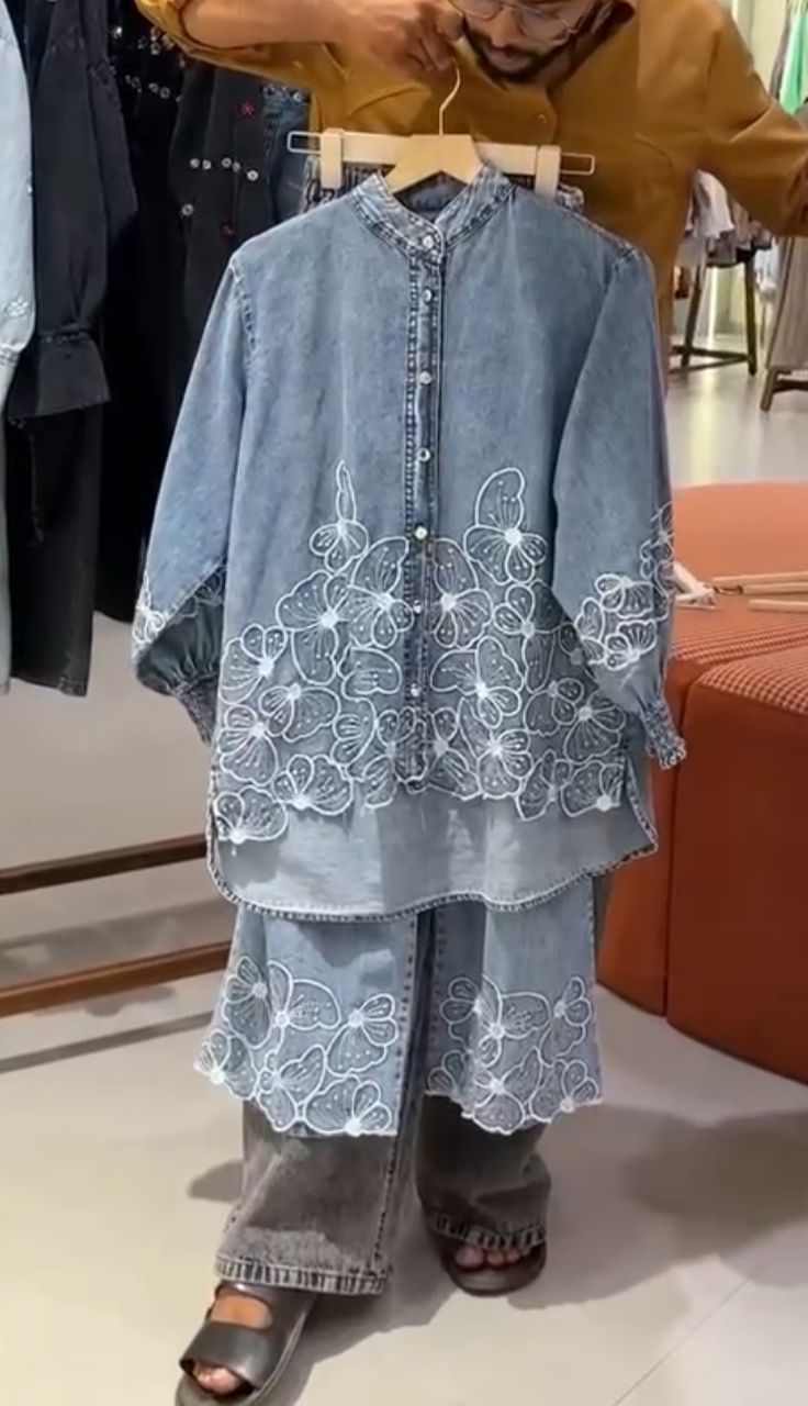 Pack of 2 Denim Corde Set