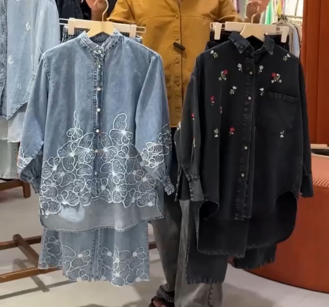 Pack of 2 Denim Corde Set