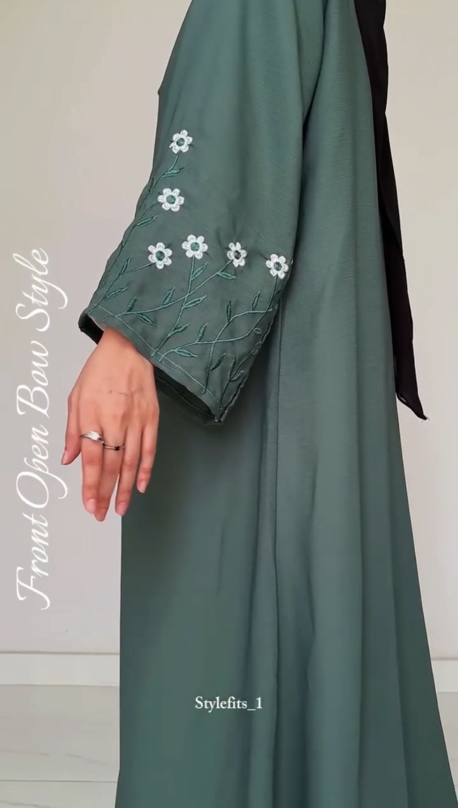 Pack of 3 abaya With Scarf