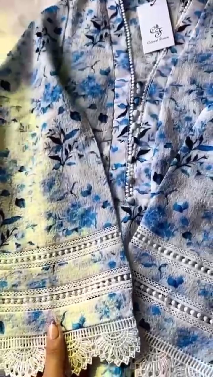 Pack Of 2 Women 3 Pcs Khaddar Dress